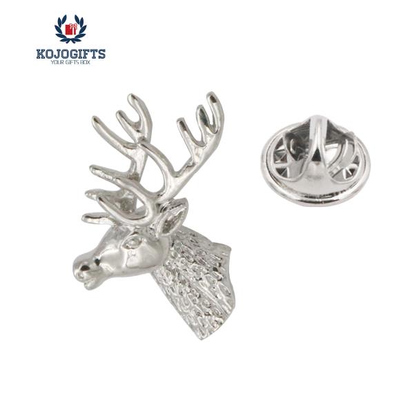 Stag Head Pin Brooch-KMPB007