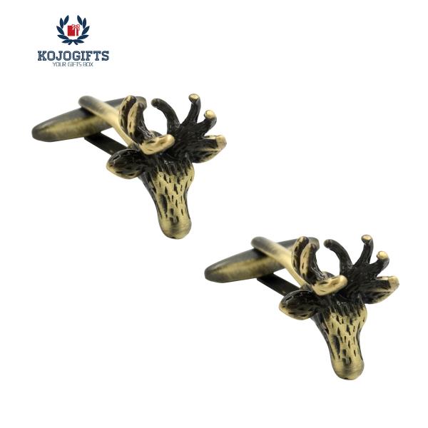 Stag Head Cufflinks-KMC332