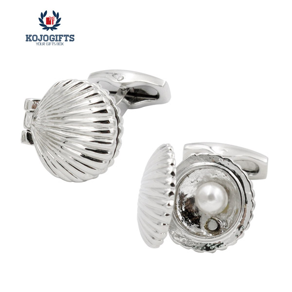 Pearl Shell Cufflinks-KMC336